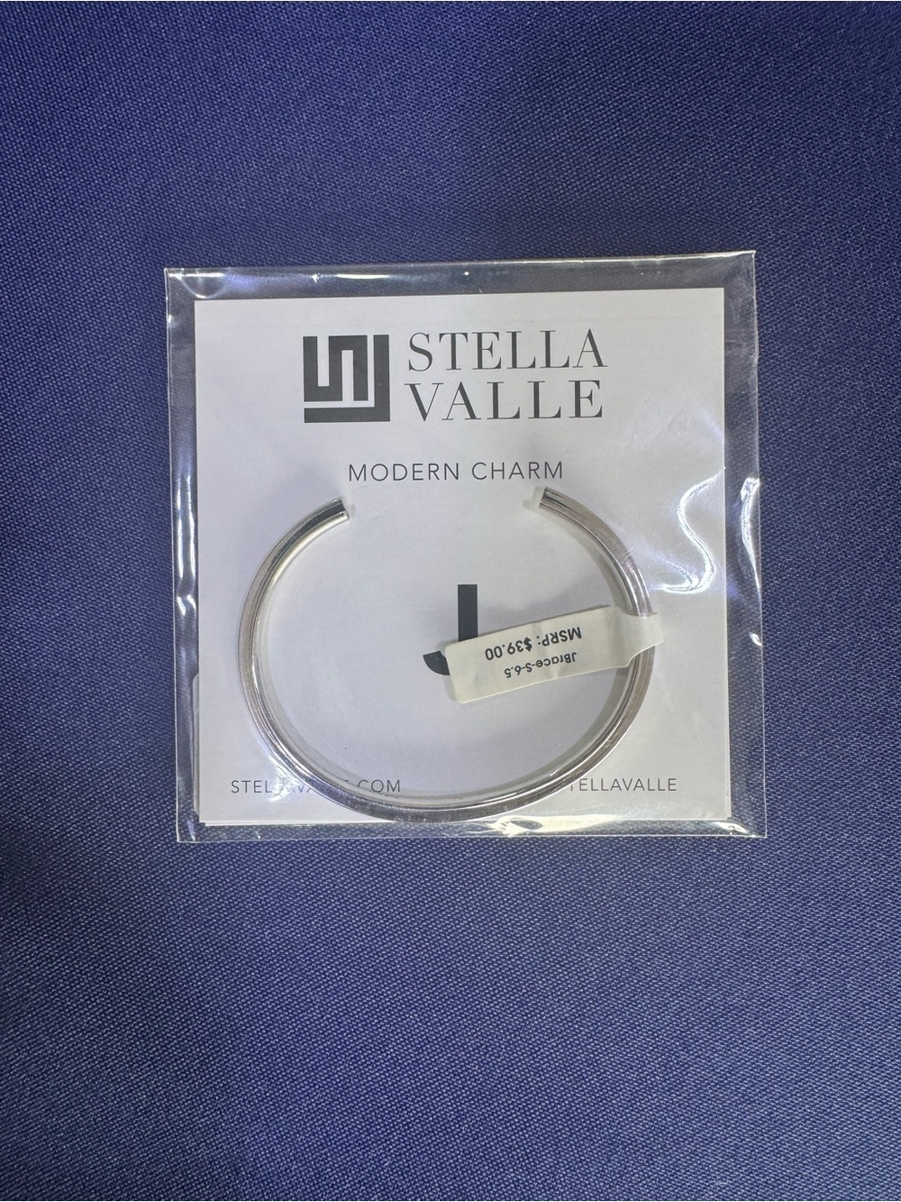 Stella Valle Silver Open Cuff Bracelet - Modern Charm